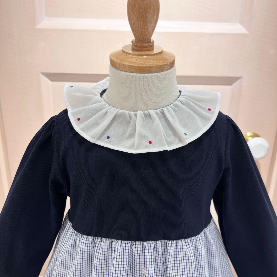 美品❣️ファミリア 80cmフォーマル ワンピース 入園式 誕生日 着画あり