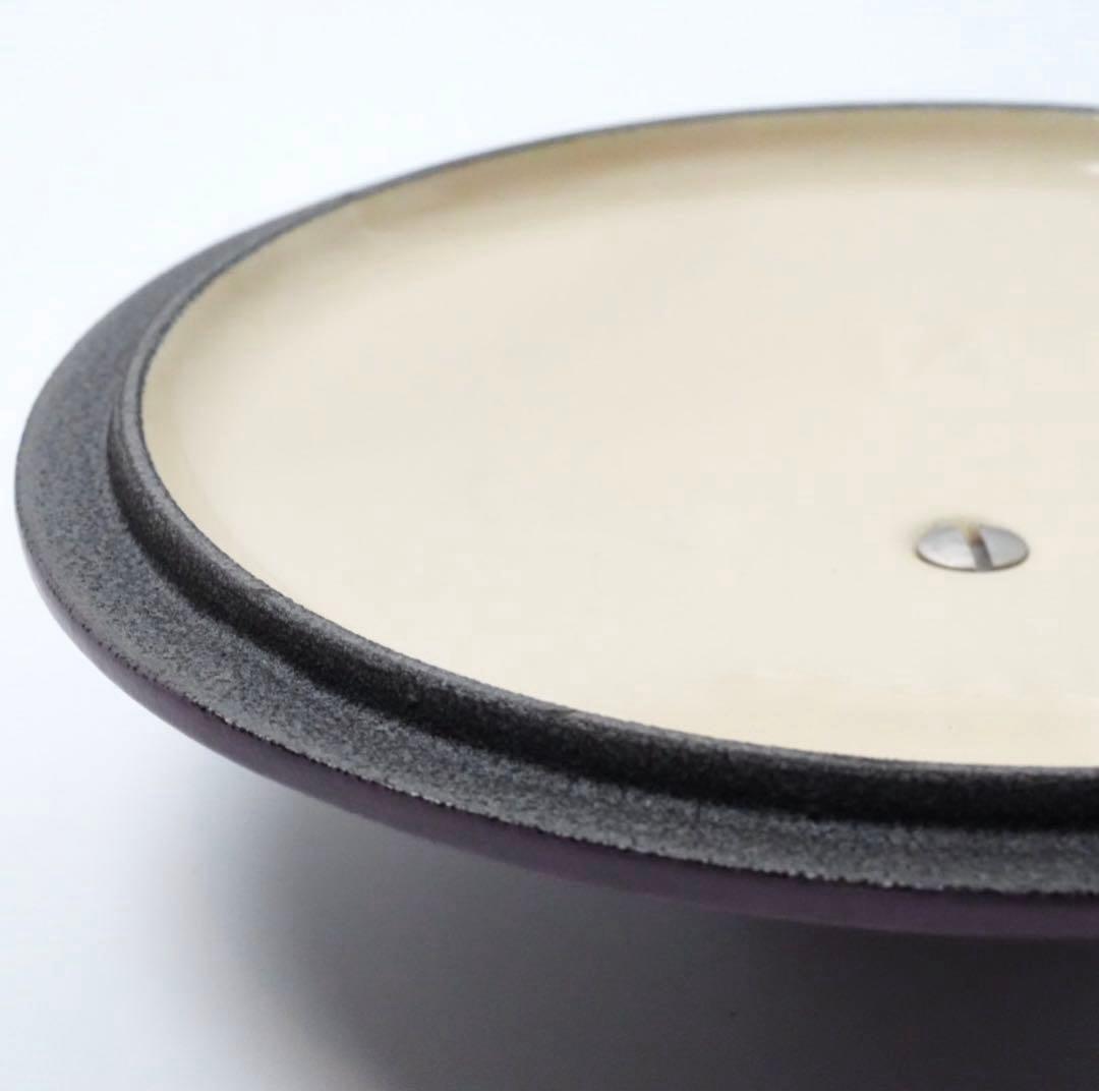 【美品】LE CREUSET　ココット ロンド アメジスト　14cm