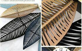 北欧掛時計リビング家庭用ミュート掛け時計田園芸術ガラシャ時計