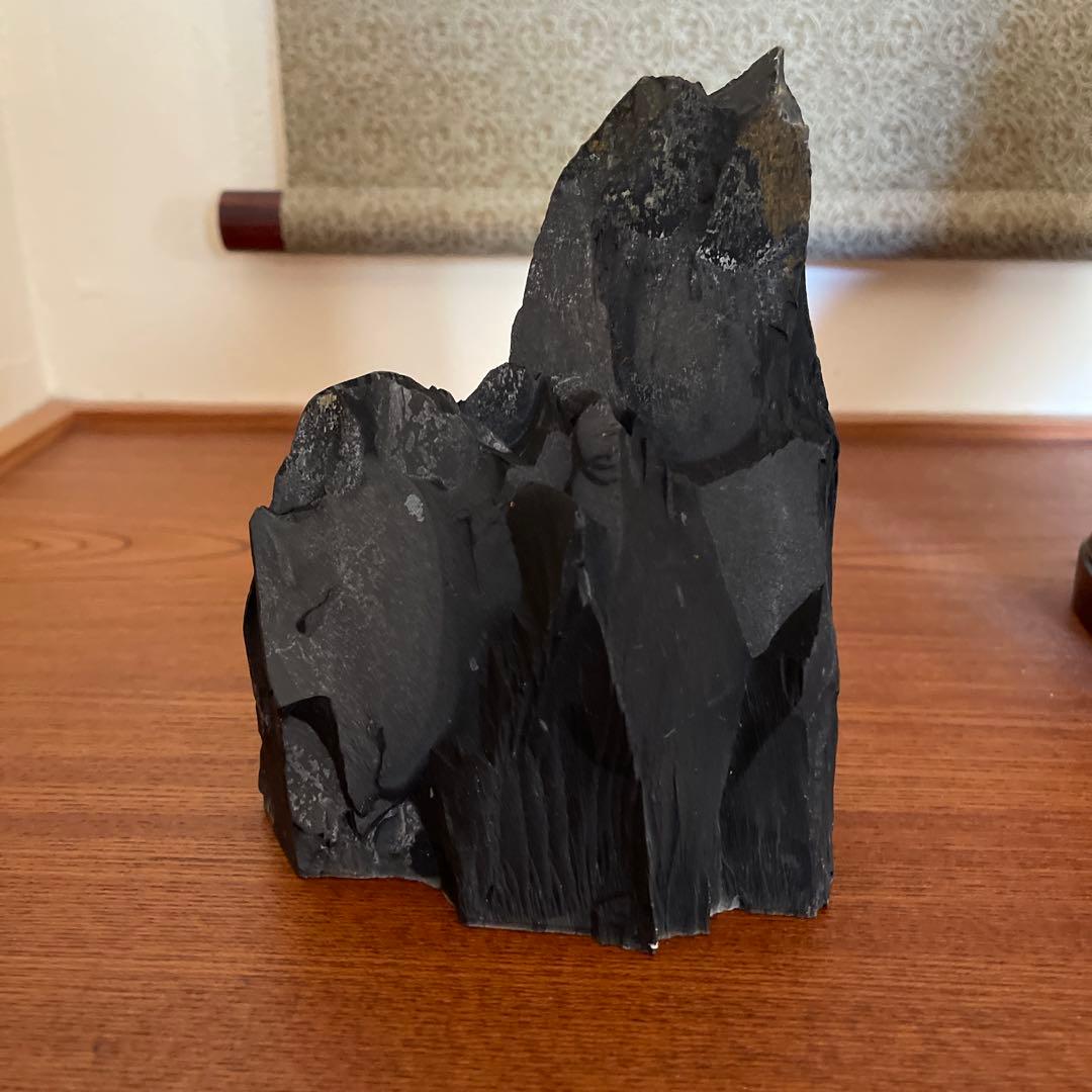 那智黒石の置物　那智黒　水石　原石