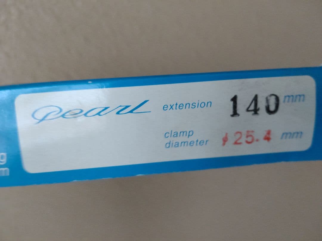 Pearl ハンドルステム 140mm 25.4mm ハンドルステム120mm
