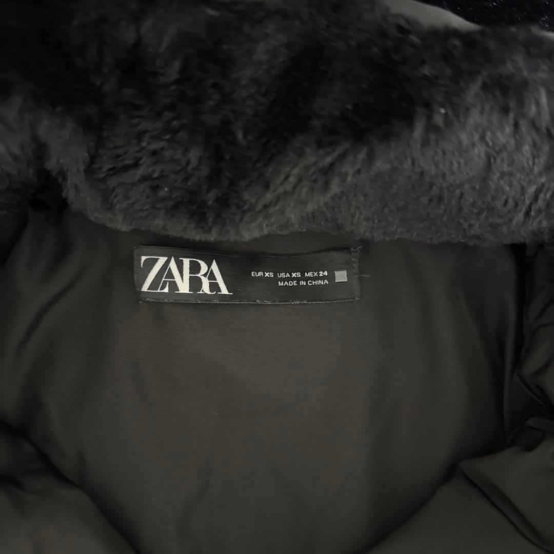 ZARA セミロングダウンジャケット XS
