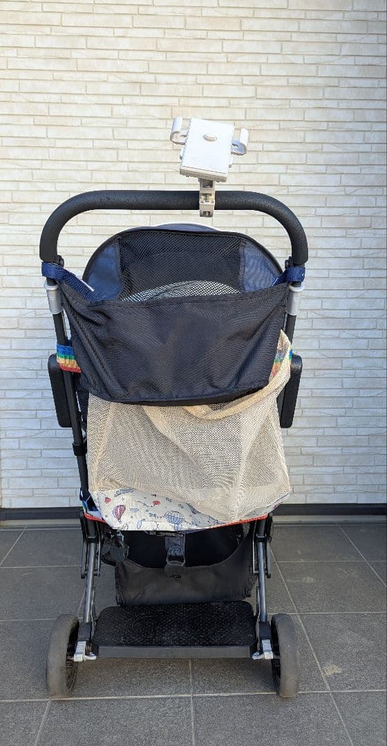 カトージ　KATOJI　二人乗りベビーカー　二人でゴー　ネイビー 紺　小物付き