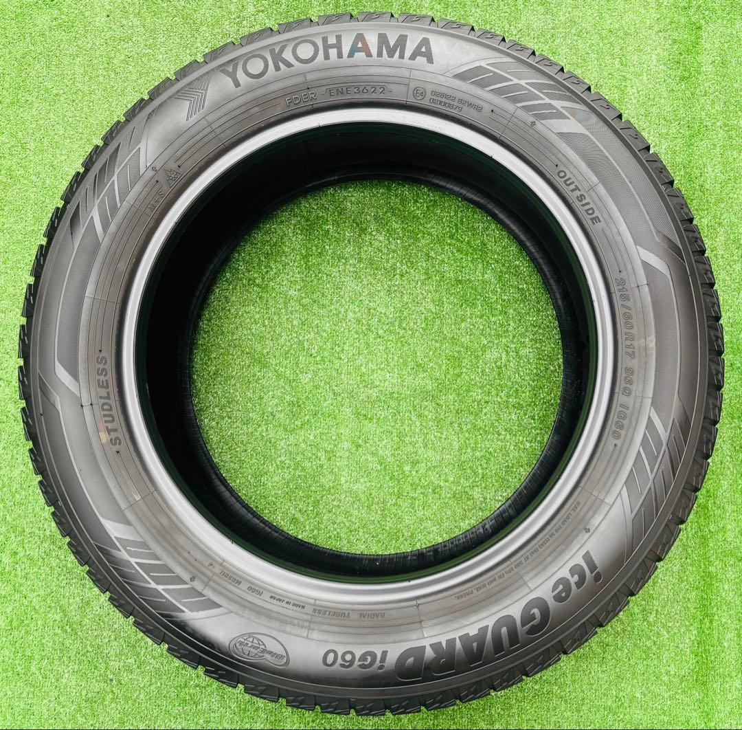 YOKOHAMA ice GUARD 215/60R17 2022年製 深山4本