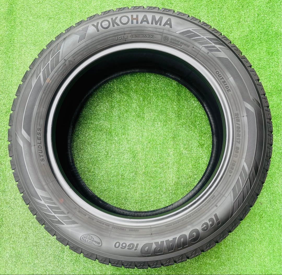 YOKOHAMA ice GUARD 215/60R17 2022年製 深山4本