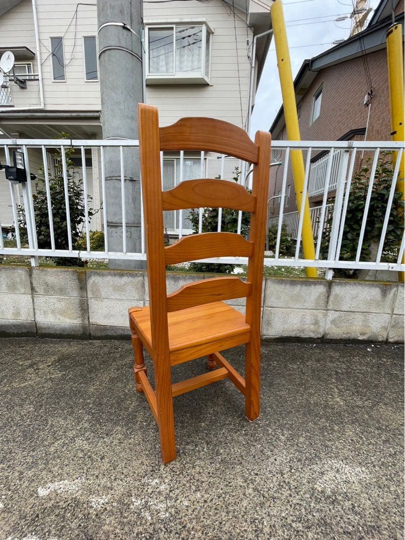 パイン材　スペイン製　カントリーチェア　単品　椅子　ダイニング
