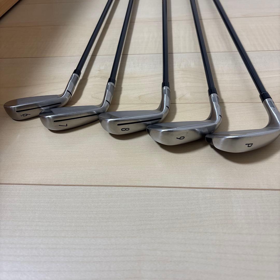テーラーメイドステルスアイアンセットカーボンシャフトＲ美品