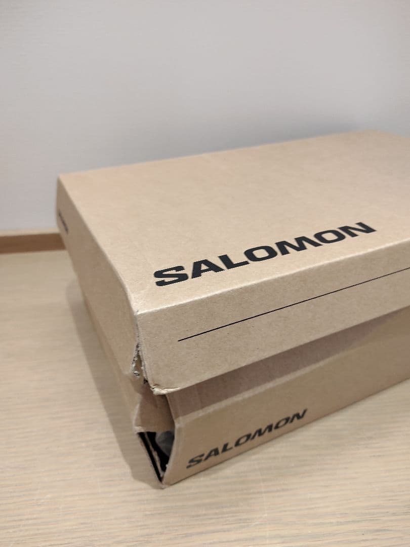 新品未使用！箱・タグ付き　Salomon GORE-TEX スニーカー ブラック