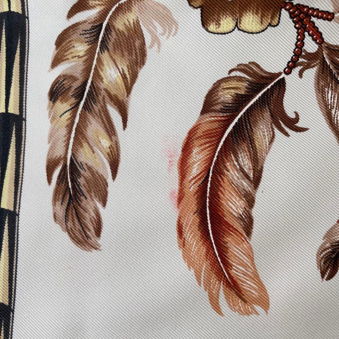 HERMES PARIS エルメス　ブラジル　イエロー　スカーフ