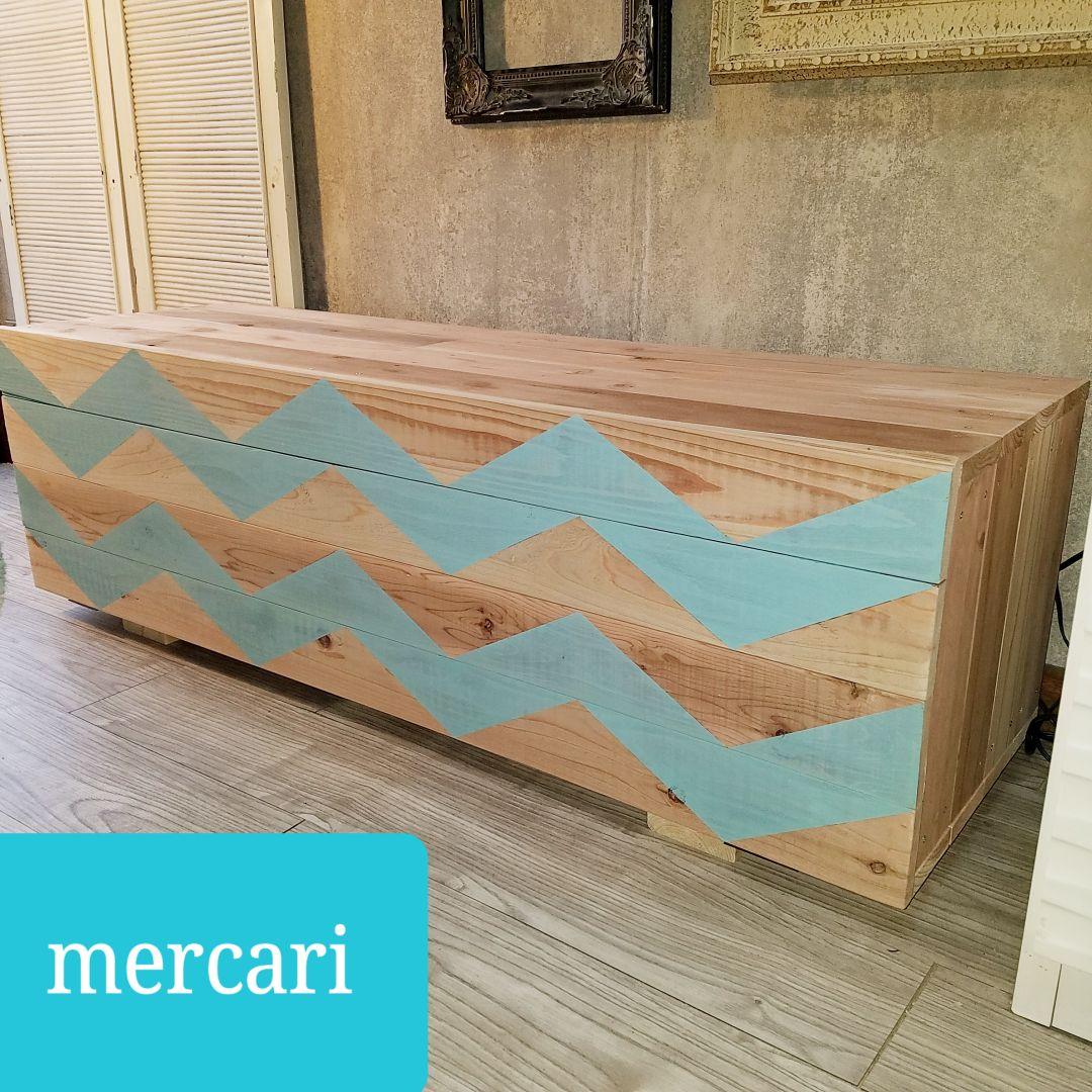 インダストリアル　ヴィンテージテイスト　テレビ台　収納棚