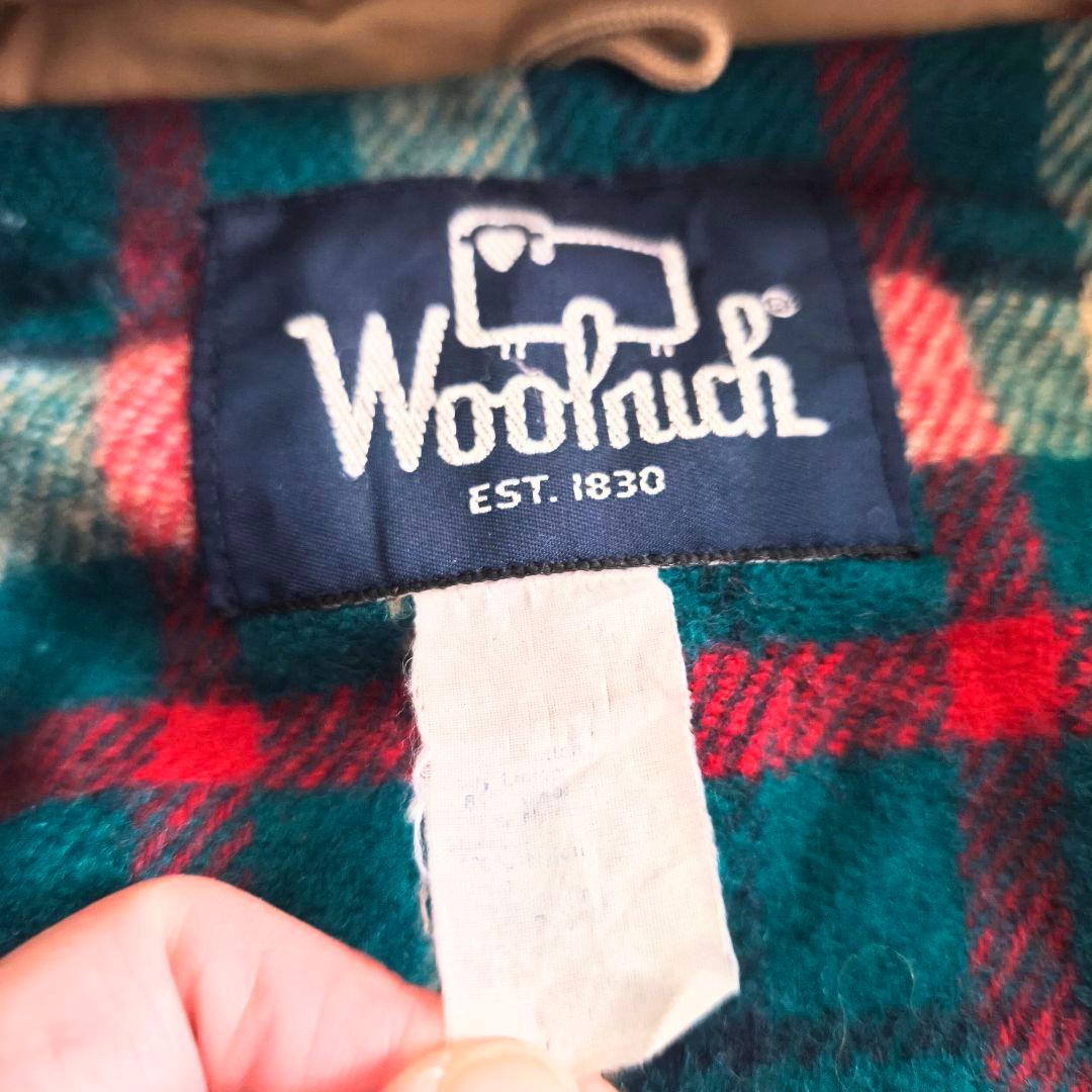 80s 紺タグ　WOOL RICH　ウールリッチ　ストームコート