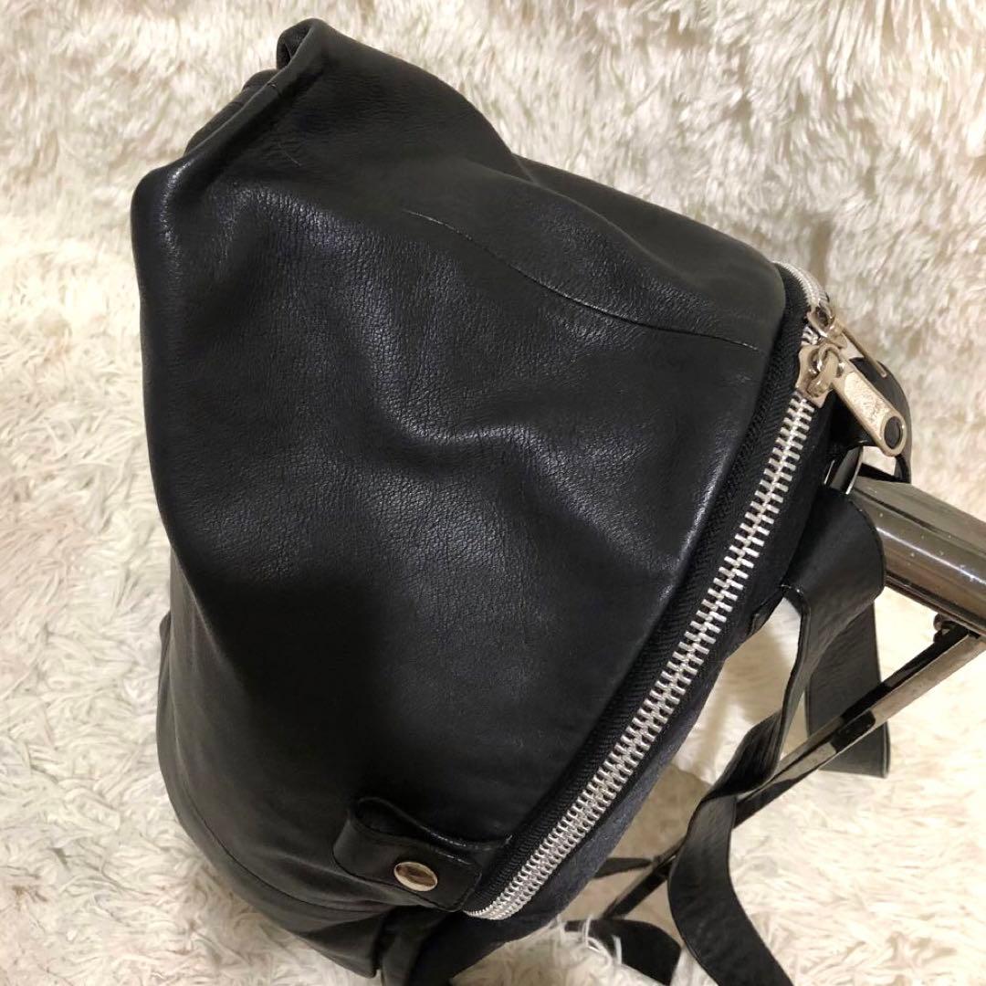 未使用級☆カワカワ　25bis レザー　リュック　 バックパック ブラック