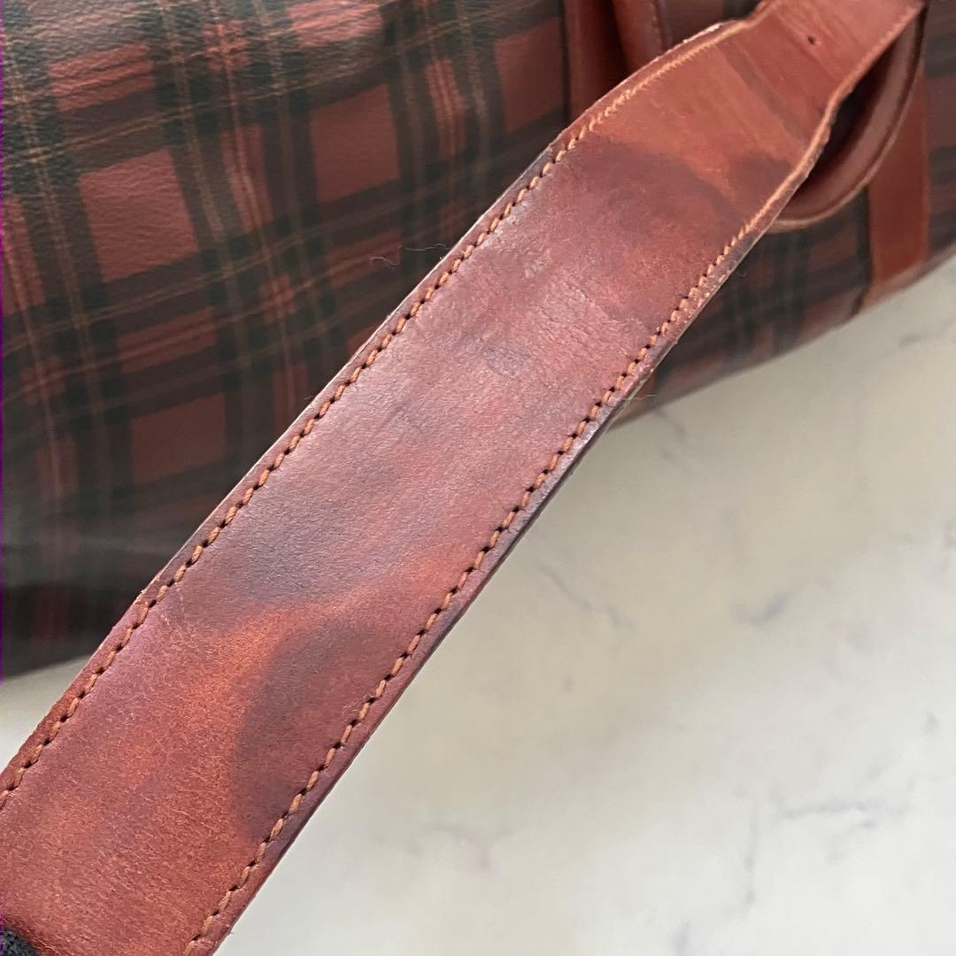 希少カラー✨ポロ ラルフローレン ボストンバッグ 2way 赤　PVC 旅行