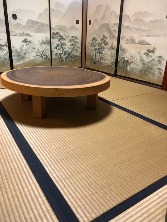 一枚板　ローテーブル