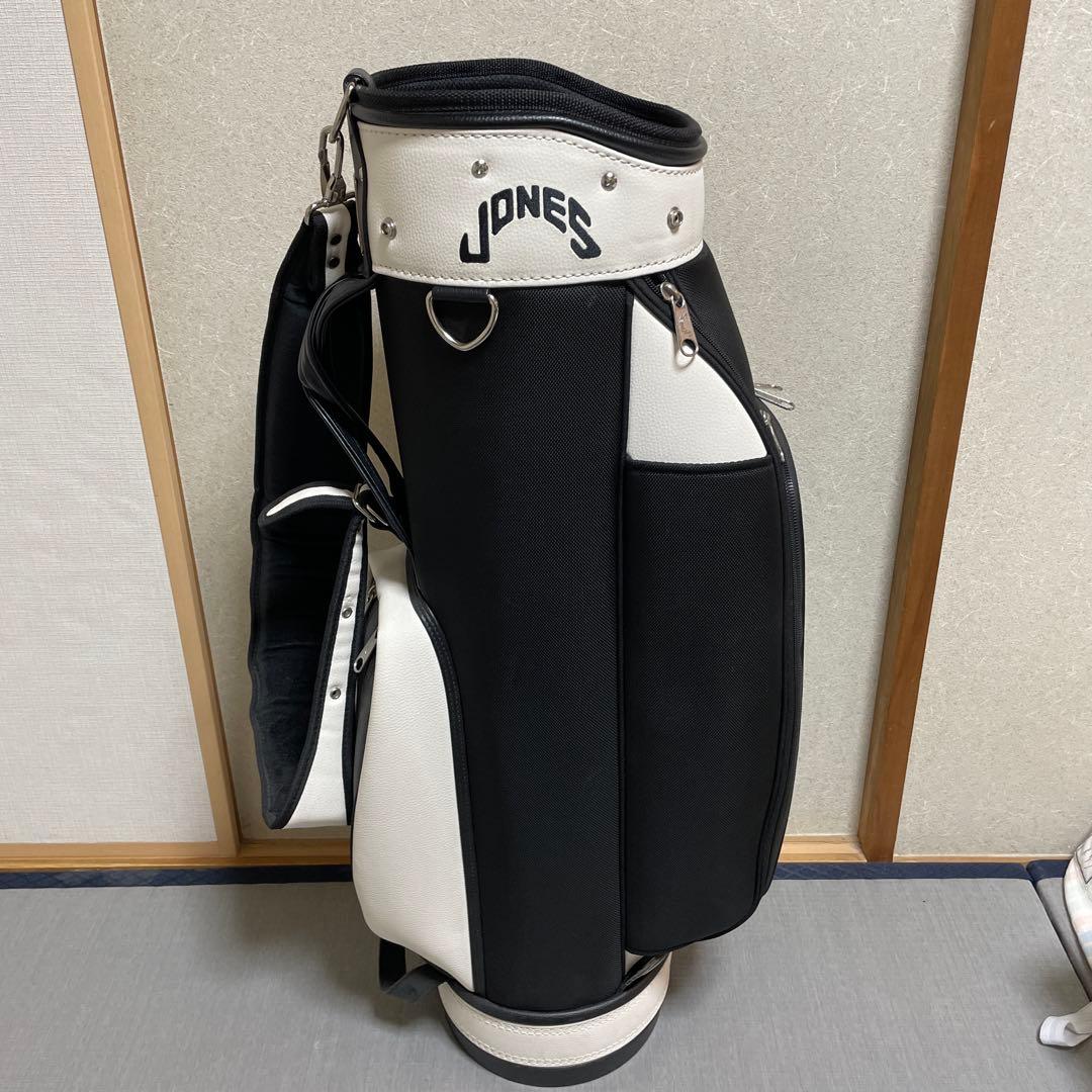 JONES RIDER ゴルフバッグ ブラック/ホワイト