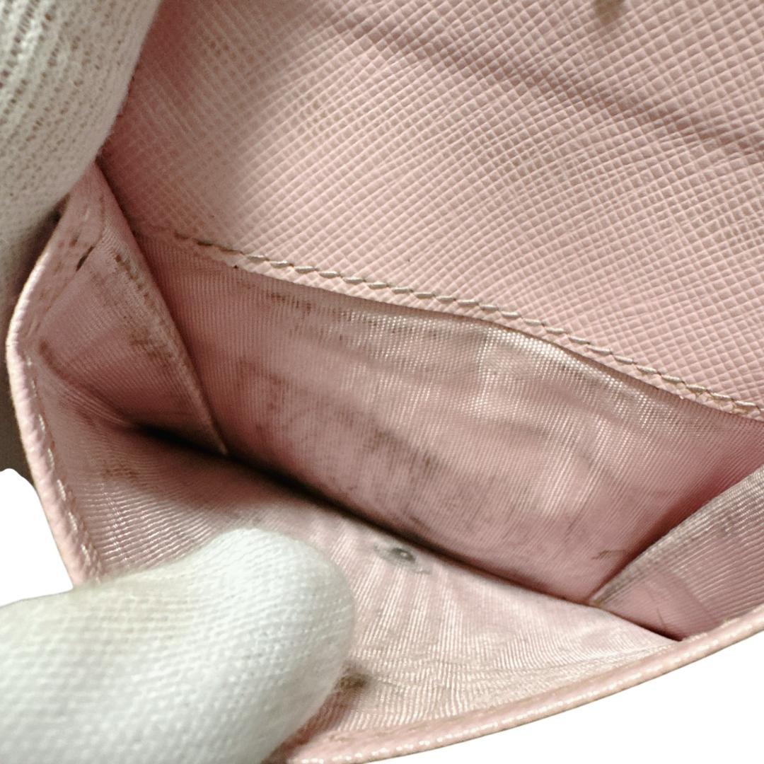 PRADA　プラダ　サフィアーノ　コンパクトウォレット　１MV204　美品