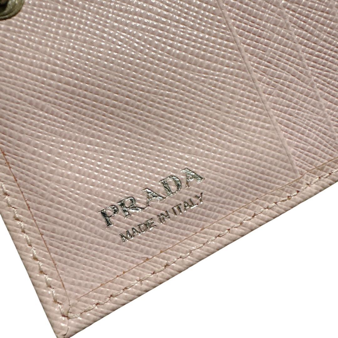 PRADA　プラダ　サフィアーノ　コンパクトウォレット　１MV204　美品