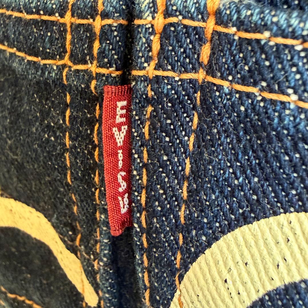 エヴィス　ウエストポーチ　ボディバッグ　デニム　インディゴ　5連カモメ