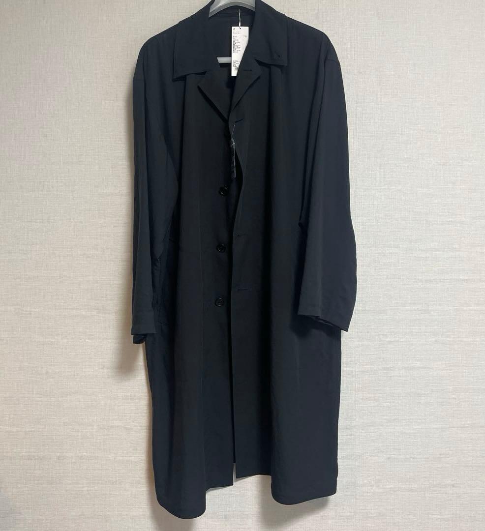新品未使用　Uniqlo U オーバーサイズステンカラーコート ブラック