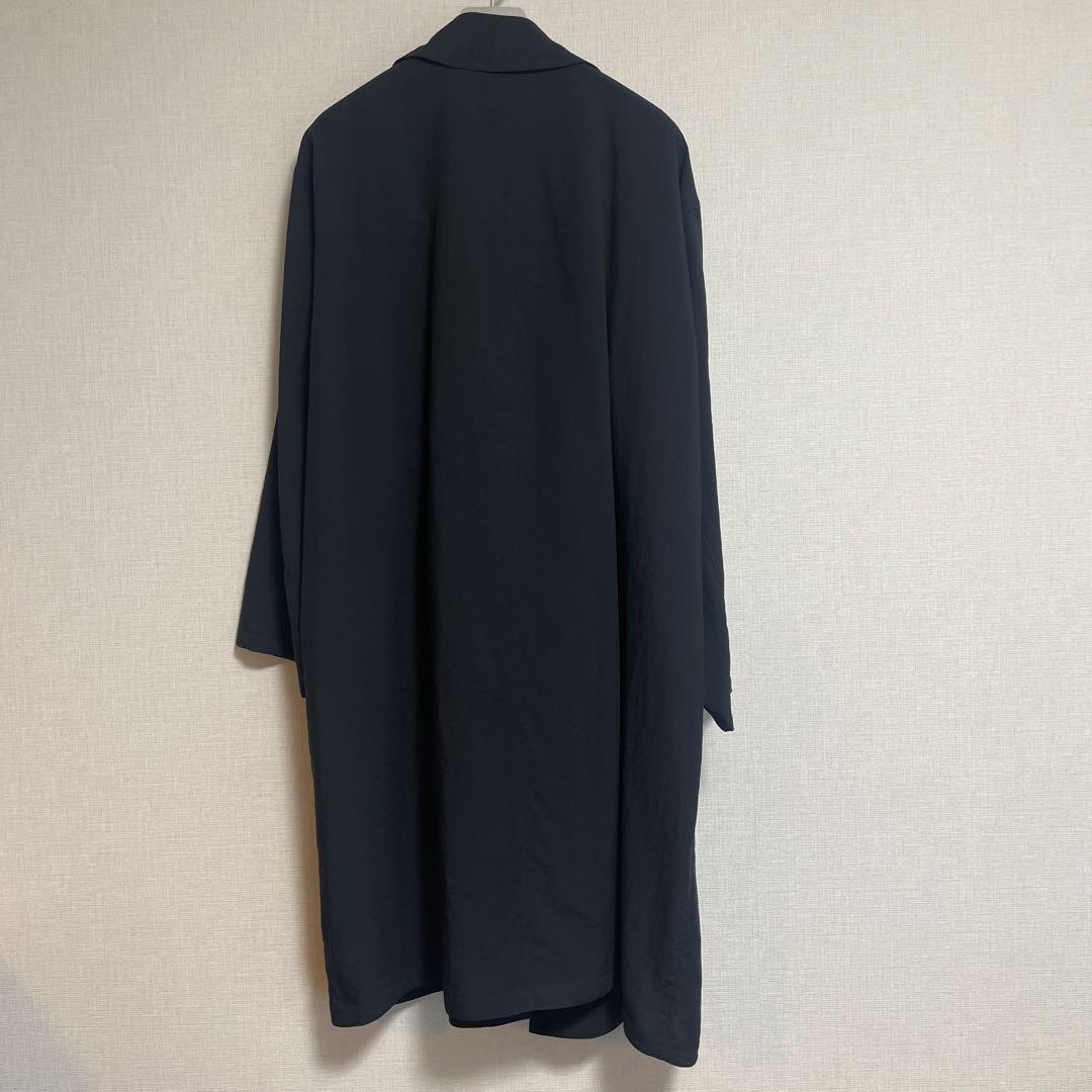 新品未使用　Uniqlo U オーバーサイズステンカラーコート ブラック