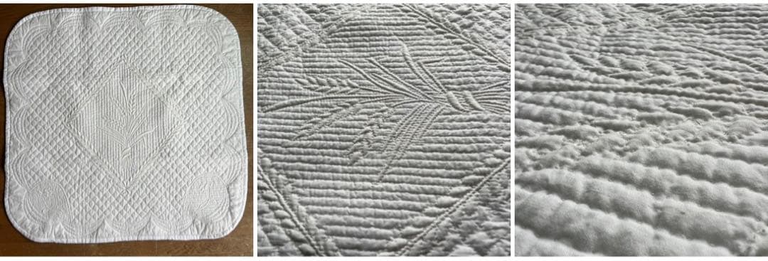 ホワイトキルト トラプント 鷲沢玲子 ベビーキルト タペストリー パッチワーク