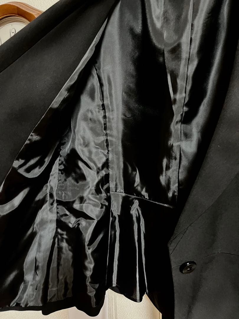 本日迄美品　東京ソワールパンツスーツセットアップ　11号ブラック　フォーマル漆黒