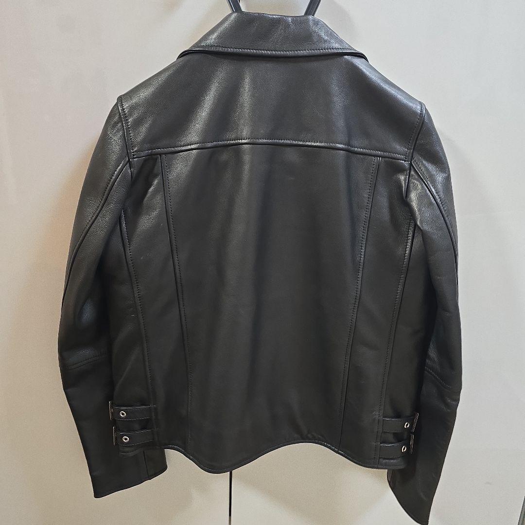 美品UNITED ARROWS ダブルライダースジャケット ブラック