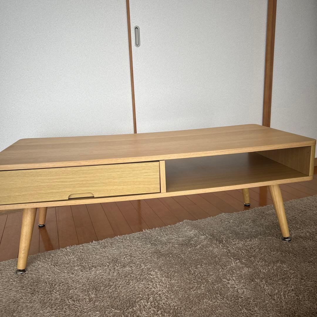 ニトリ 引き出し付きローテーブル