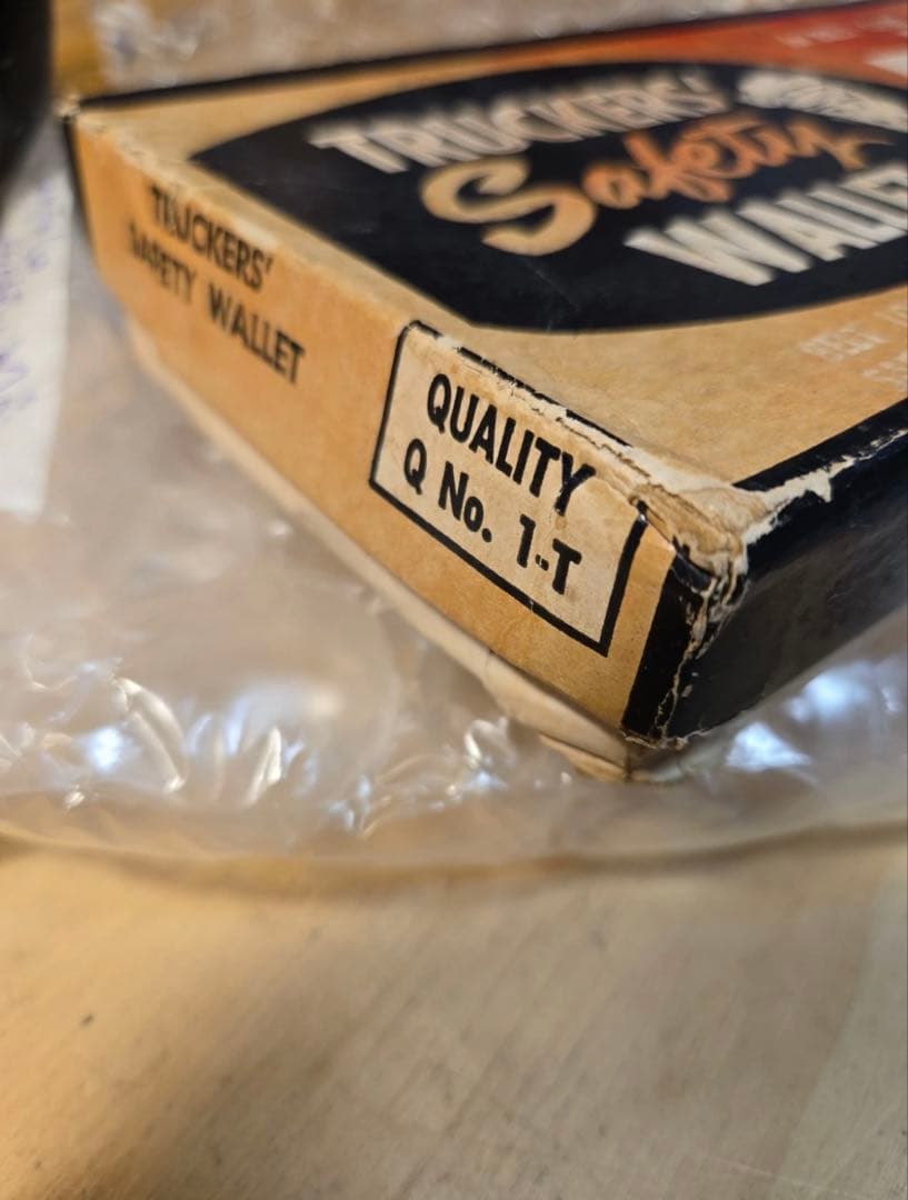 50s ビンテージ デッドストック トラッカー レザーウォレット