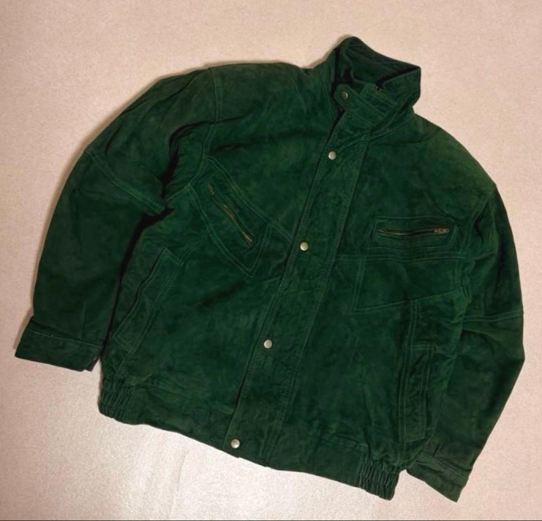 ジャケット・アウター 80s 90s Suede Leather Harrinton Jacket