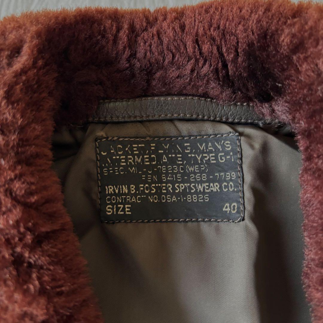G-1 フライトジャケット60s ビンテージ　J-7823C(WEP) 【40】