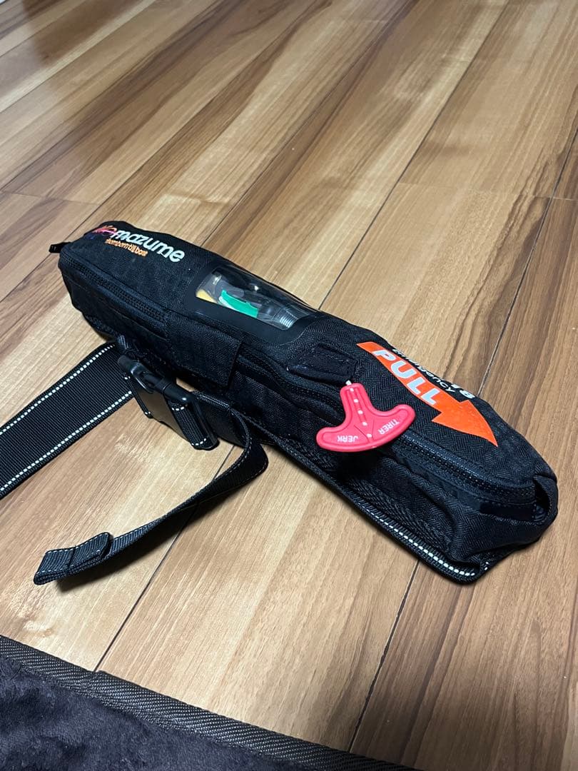 MZM-LJ2 インフレータブル 腰巻き式 ライフジャケット 手動膨張式 釣り用