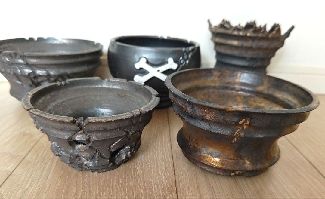 ytyf ceramics 貴重な鉢5点セット検)カタチ製作所 バリエム 作家鉢