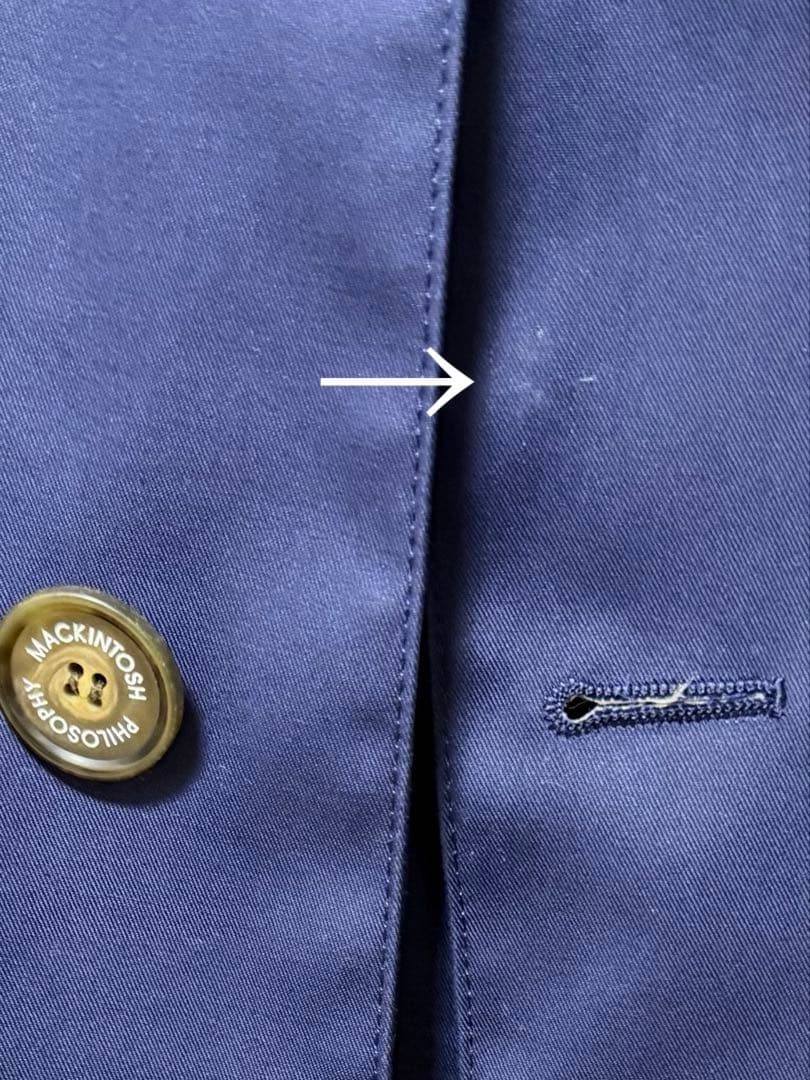 MACKINTOSH PHILOSOPHY ステンカラーコート ネイビー 38