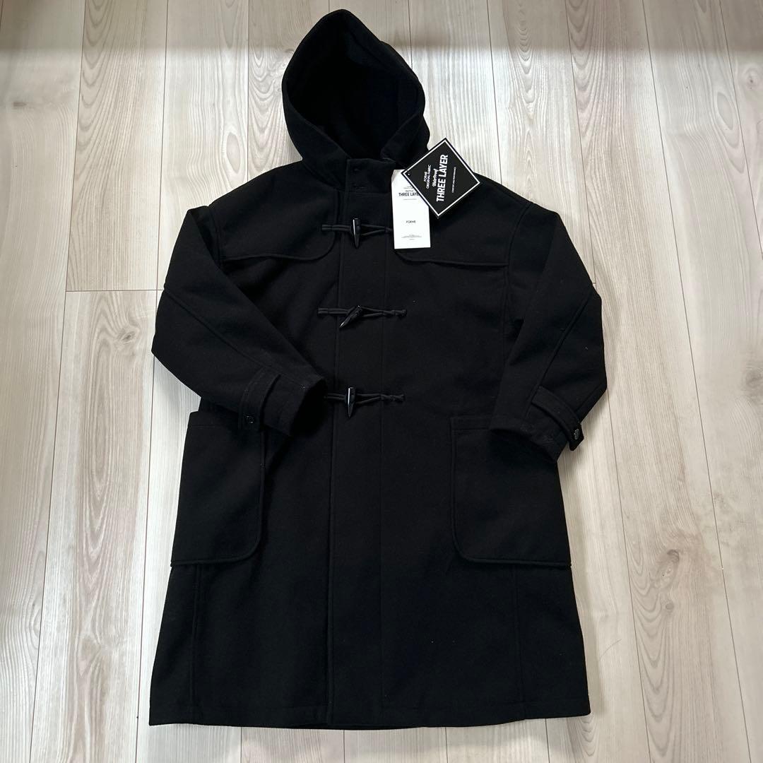 新品未使用品タグ付き＊FORME 東原亜希 メルトンダッフルコート ブラック