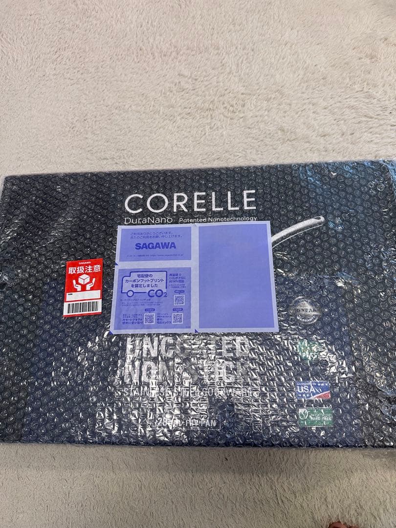 ハピハピ　CORELLE コレールフライパン　28センチ