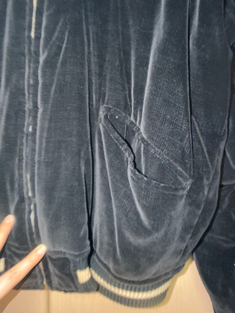 キ*ズ様 虎刺繍 青白 スカジャン　ビンテージ