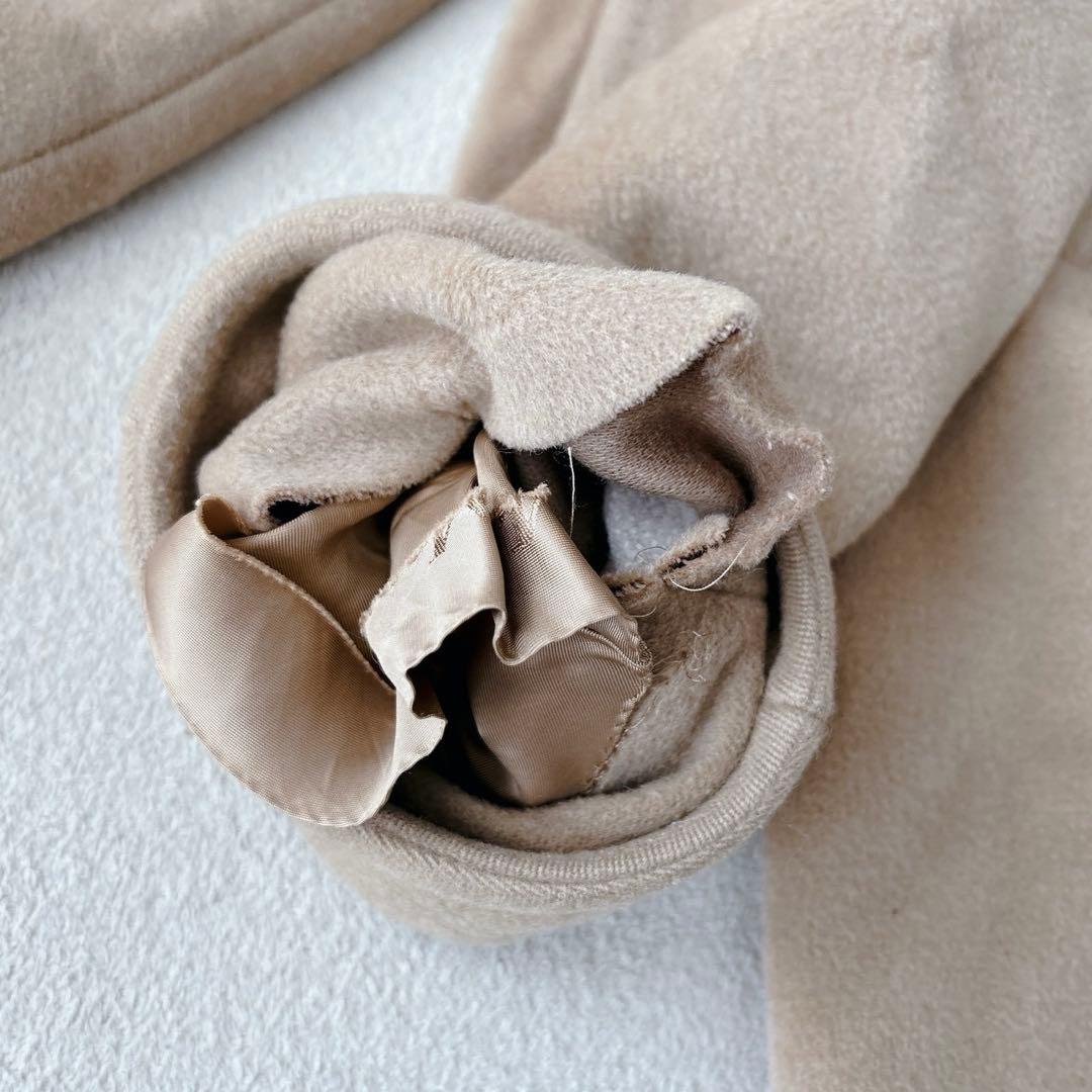 最高級✨白タグ マックスマーラ カシミヤ キャメル アイコンコート　ロング　M