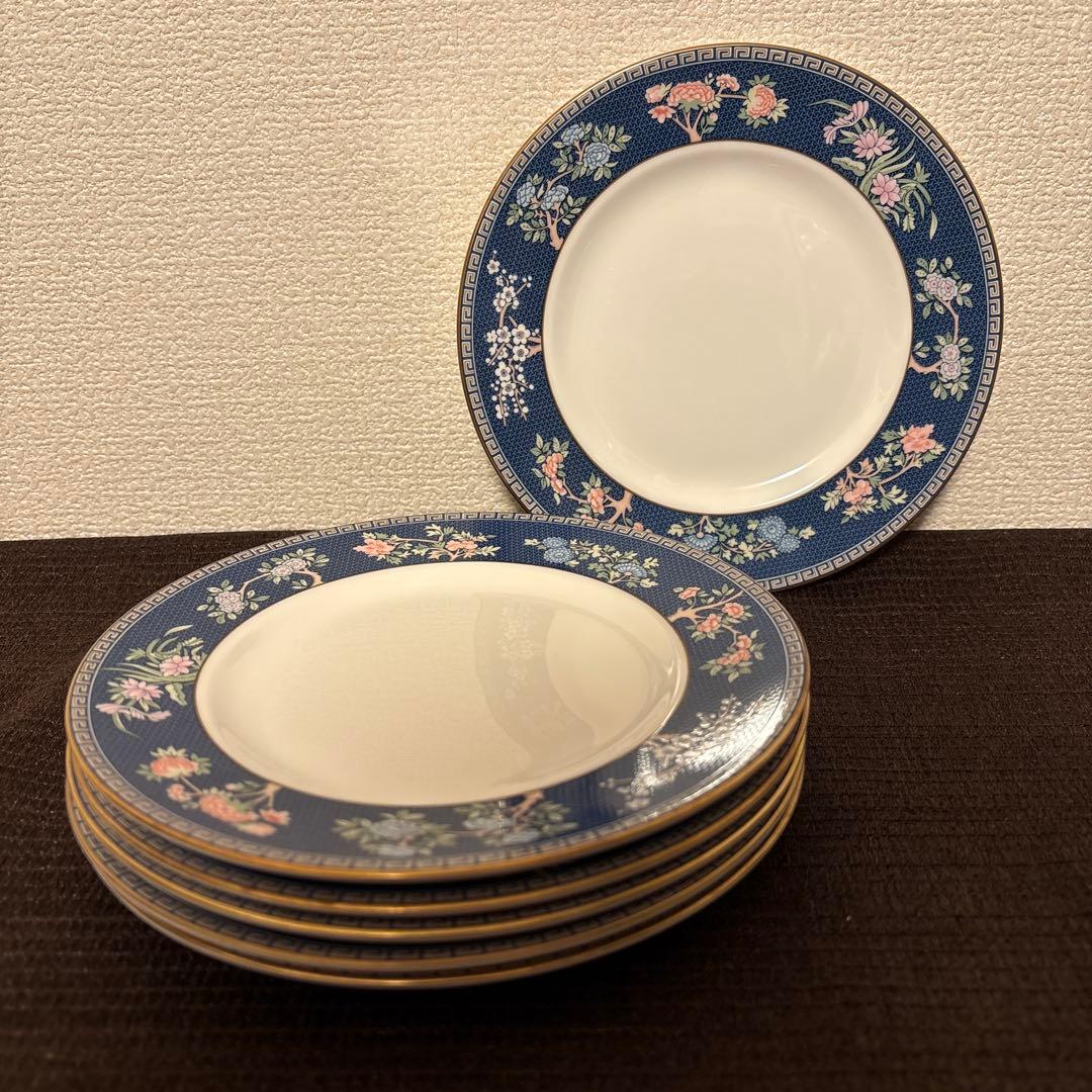 ウェッジウッド　ブルーサイアム　デザートプレート　17.5cm