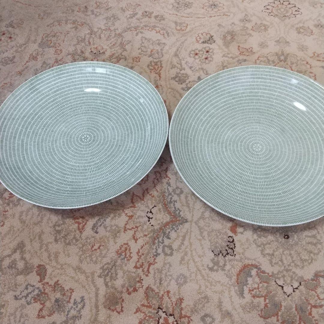 旧ロゴ アラビア 24h avec パスタプレートグリーン 2枚