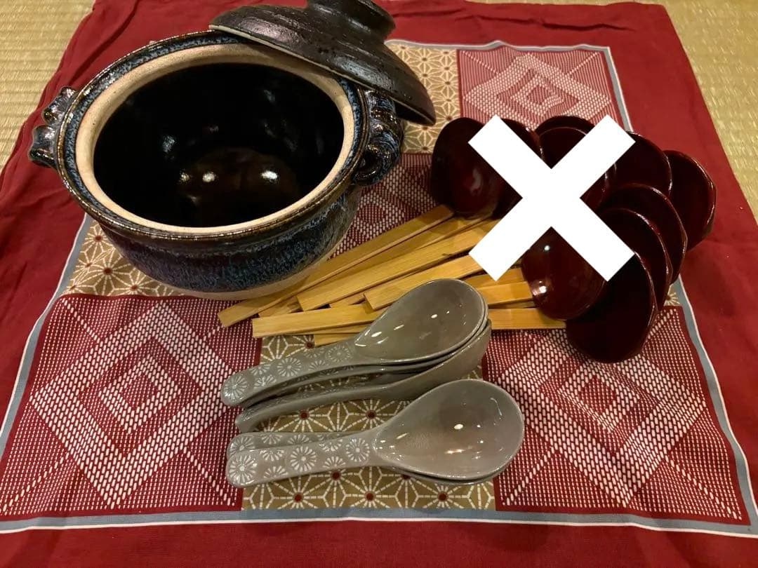 ミニ土鍋　レンゲ　セット