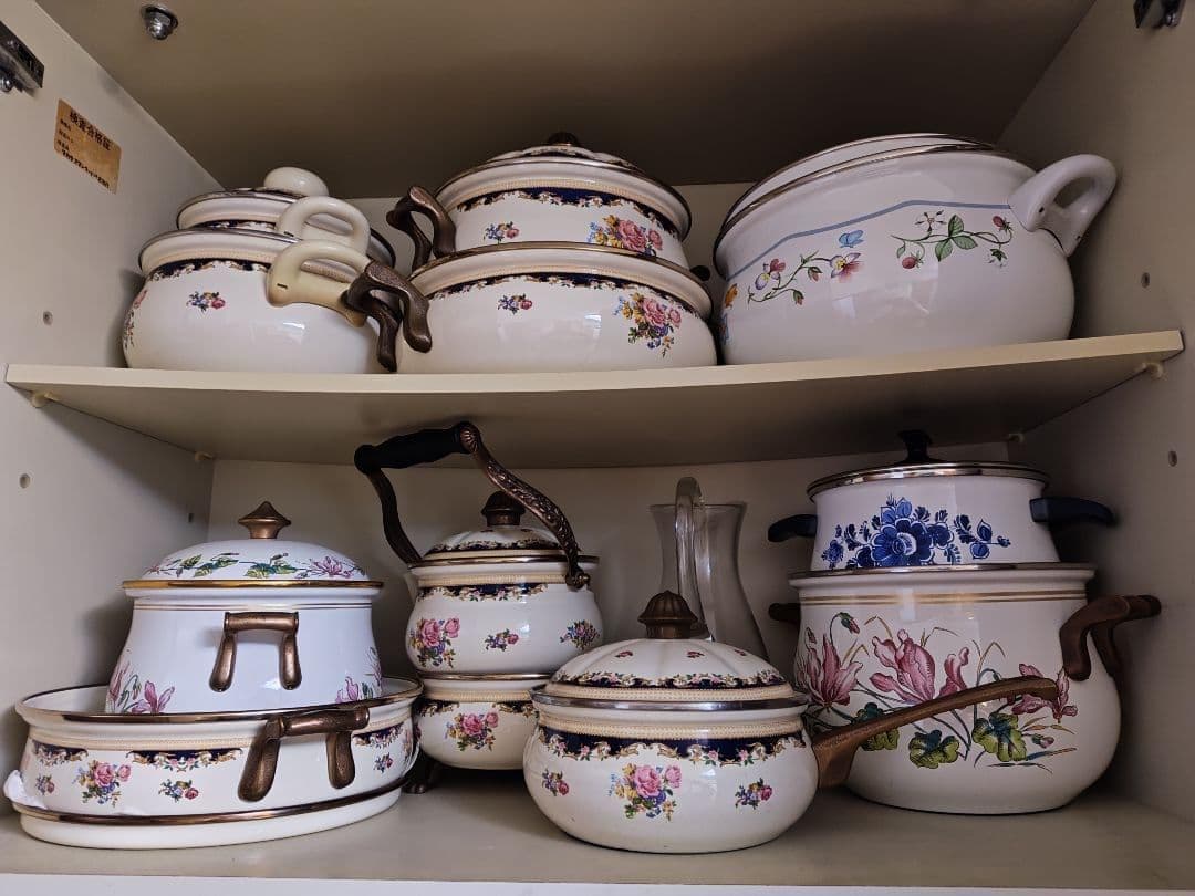 ASTA WEST GERMANY 1970年代のホーロー両手鍋　ほぼ新品