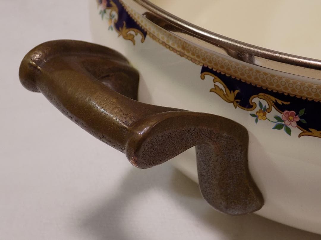 ASTA WEST GERMANY 1970年代のホーロー両手鍋　ほぼ新品