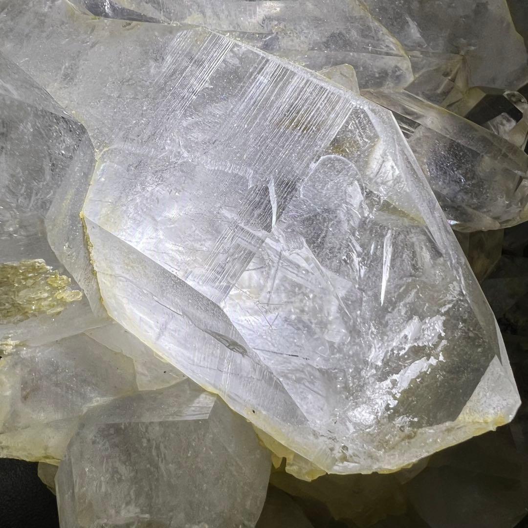 ✳超激レアの極上品✨超希少✨虹、ルチルイン 水晶クラスター 天然石 原石 置物