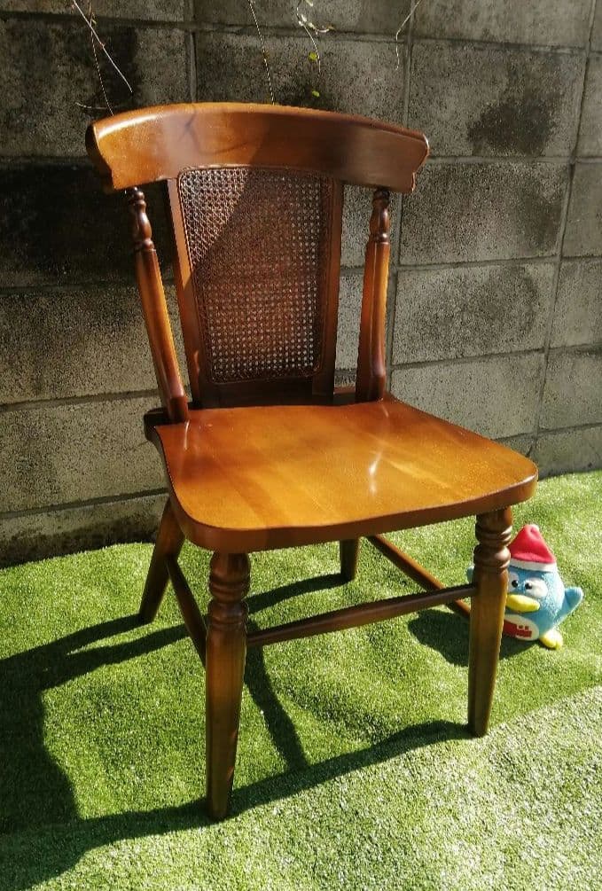 ヴィンテージ　飛騨産業 ダイニングチェア　　　木製　ウィザード 穂高 チェア a