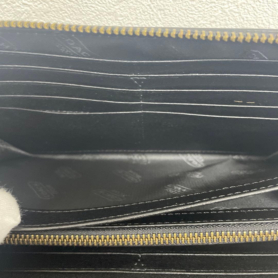 COACH ブラック 長財布　ブラック　コーチ　贈り物