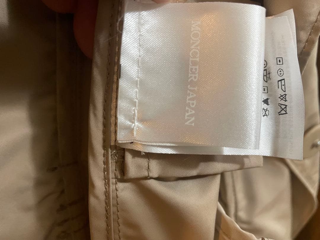 MONCLER ベージュ トレンチコート　サイズ0 所有者162cm