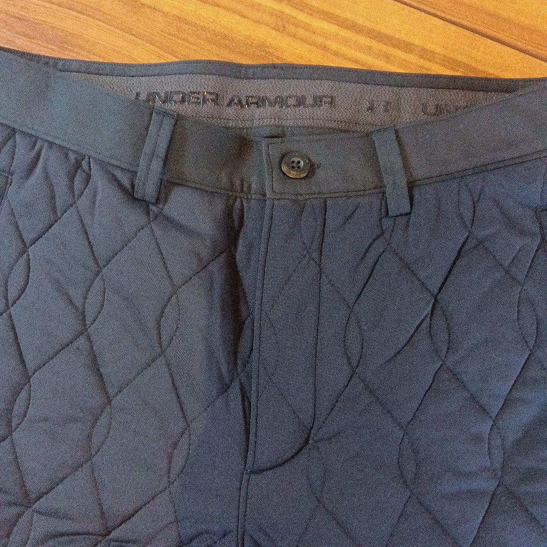 LX470 UNDER ARMOUR キルティングパンツ　黒