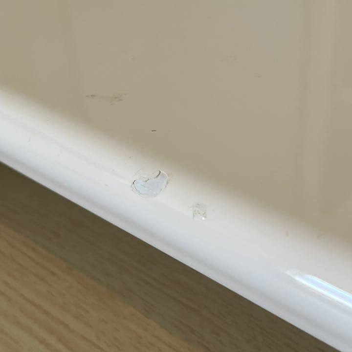 【送料込み】オカムラ　学習机　ホワイト鏡面仕上げ