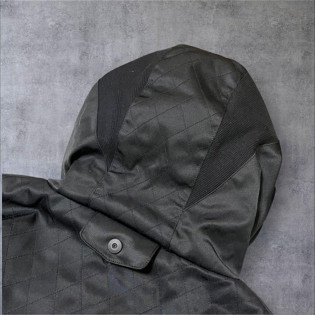 NO ID. zip up フーディ　ジャケット　ダブルジップ　M ギミック